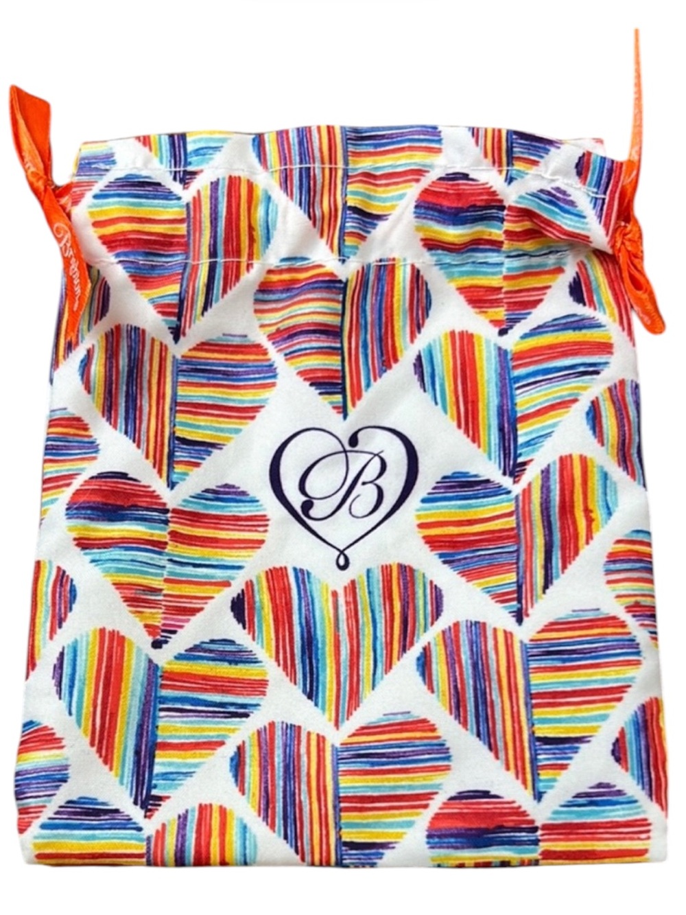 Brighton Multicolor Heart Drawstring Pouch